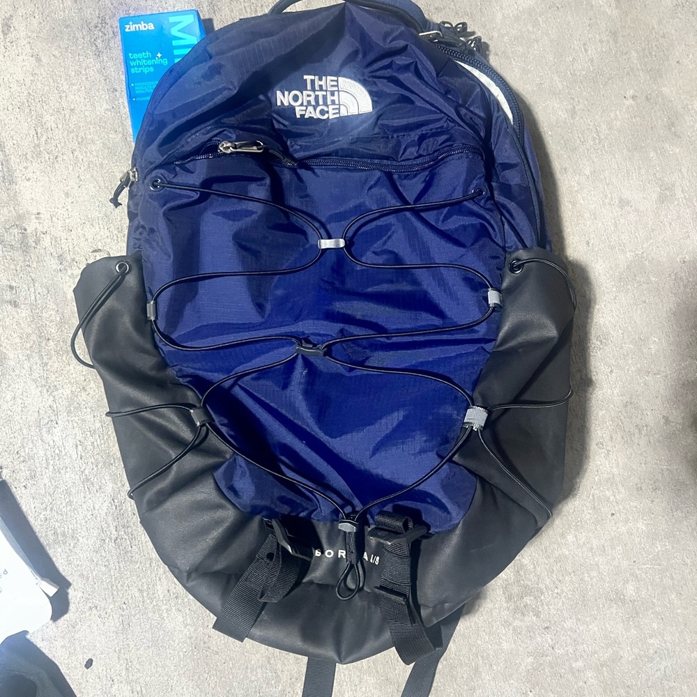 The North Face Men's Navy and Black Backpack